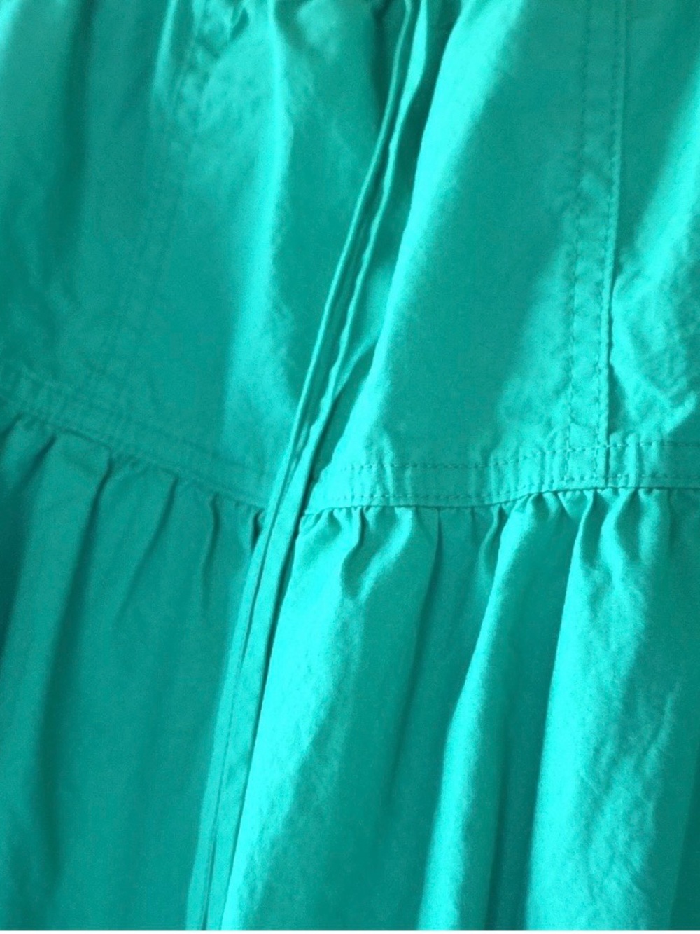 Banana Republic Bright Green Midi Skirt with Drawstring Waist . imperial jade . - Picture 4 of 12